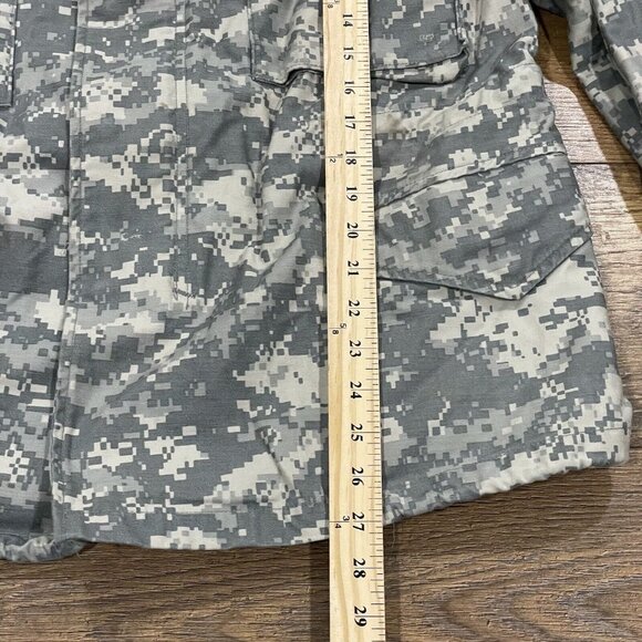 Vintage Military Jacket Medium X Short M65 Cold Weather Field Digital Camo Patch - Picture 11 of 11